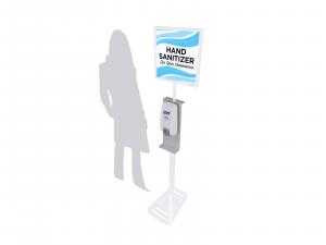 RECD-907 Hand Sanitizer Stand w/ Graphic